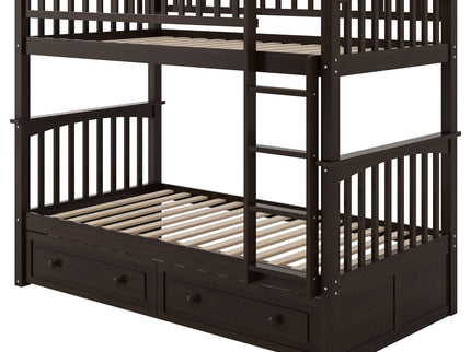 Bunk Bed With Drawers, Convertible Design