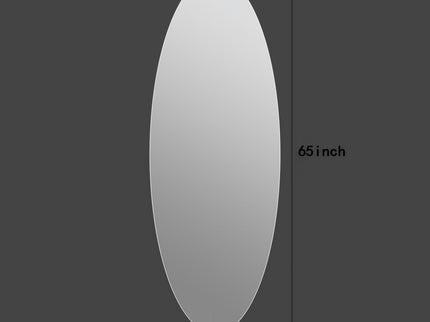 Modern Oval Full Length Wall Mirror