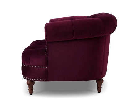 La Rosa - Victorian Tufted Upholstered Accent Chair