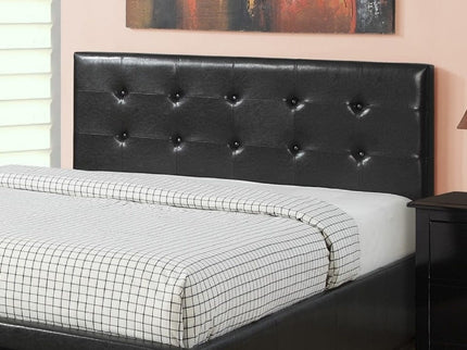 Bed With Tufted Headboard And Storage Drawer