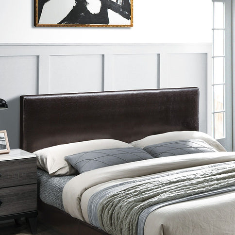 Upholstered Bed With Adjustable Headboard