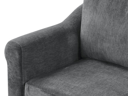 Contemporary U - Shaped Sectional Sofa With Movable Storage Ottoman