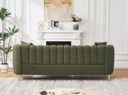 Oversized Sofa, Deep Tufted Couch