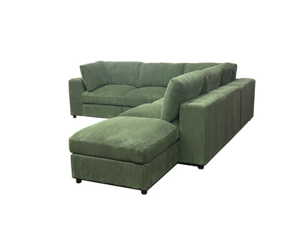 Reversible Modular Sectional Sofa With Custom Configuration