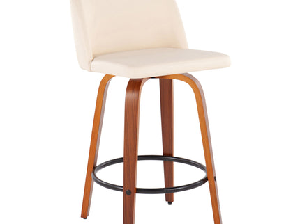 Toriano - Mid Century Modern, Counter Stool (Set of 2)