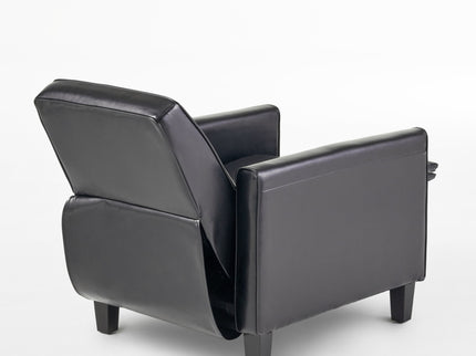 Upholstered Push Back Recliner Chair For Living Room