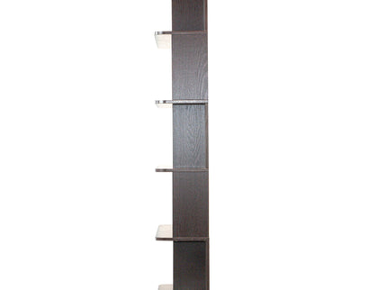 Modern 5 Tier Open Storage Bookcase