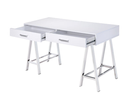 Coleen - High Gloss Writing Desk With USB