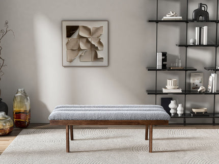 Troni - Bench - Brown / Light Gray