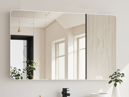 Bathroom Vanity Mirror, Wall-Mounted Mirror For Bathroom Anti-Fog, Waterproof