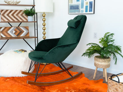 Chloe - Mid Century Modern Rocker Livingroom And Bedroom Chair