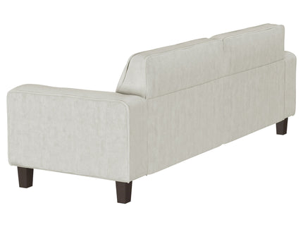 Xana - 2 Piece Upholstered Track Arm Sofa Set - Greige