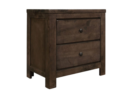 2 Drawer Nightstand - Brown