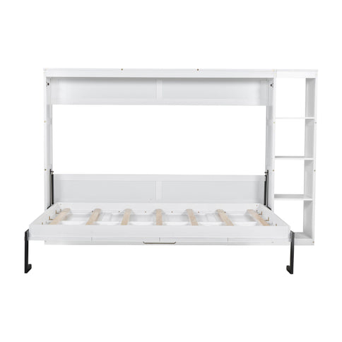 Murphy Bed With Bookshelf And Storage