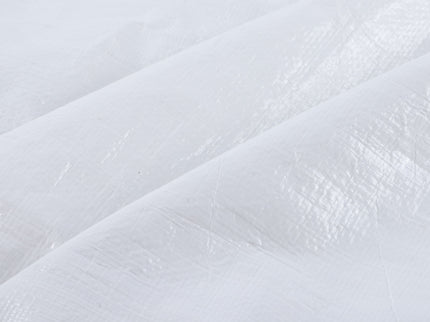 10 X 20 Ft Carport Canopy Cover Replacement Heavy Duty Waterproof Fabric With 36 Bungee Cords UV & Tear Resistant (Cover Only) - White