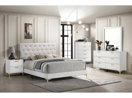 Karena - Rectangular 5 Drawer Chest - White