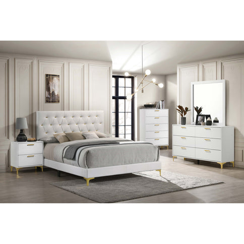 Karena - Rectangular 5 Drawer Chest - White