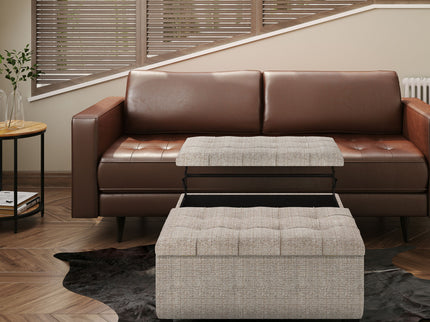 Harrison - Upholstered Coffee Table Storage Ottoman