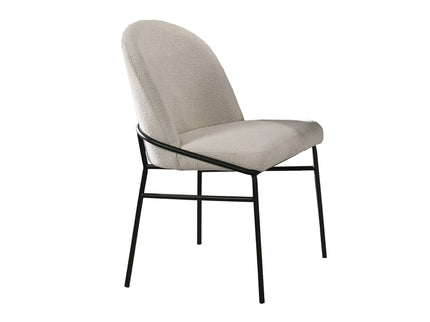 Lark - Side Chair (Set of 2) - Black / Cream