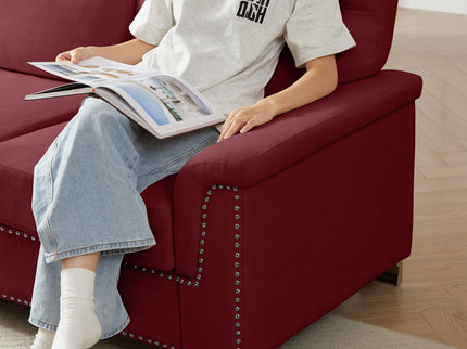 3 Seater Elegant Stationary Sofa