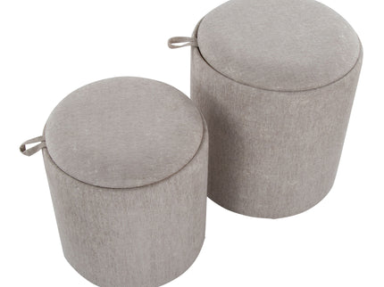 Tray - Contemporary Nesting Ottoman Set
