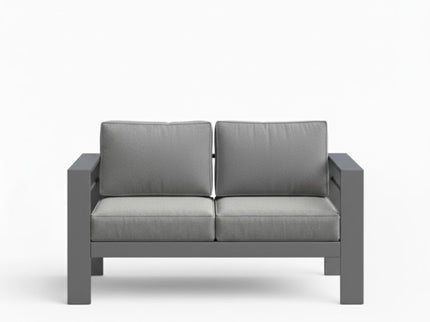 All-Weather Patio Loveseat With Thick Cushions