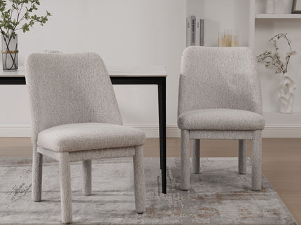 Wide Minimalist Dining Chair
