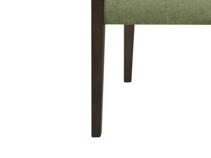Mid Century Modern Arm Dining Chair Set With Rattan Backrest