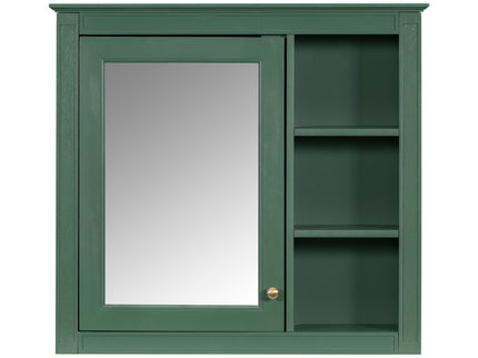 Bathroom Vanity With Medicine Cabinet, Royal Mirror Cabinet, Modern Bathroom Storage Cabinet With 2 Soft Closing Doors And 4 Drawers