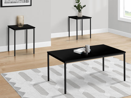 Table Set, Coffee, End, Contemporary, Modern (Set of 3)