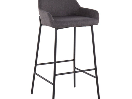 Daniella - Industrial Fixed Height Bar Stool (Set of 2)