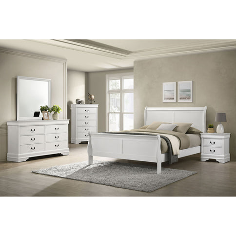 2 Drawer Nightstand - White