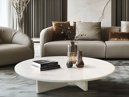 Luxury Coffee Table With Unique Veining, Unique Stone Design