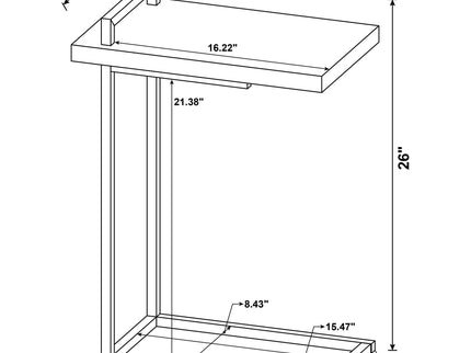Stetsonia - C-Table With USB Charging Port