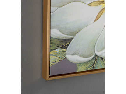 Botanical Wall Art Prints, Home Decor For Living Room Dining Room Bedroom Hallway (Set of 4) - Gray