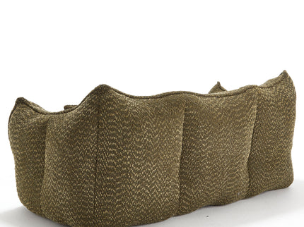 Comfortable Dual Beanbag Chair With High Resilience Foam Core For 2 People