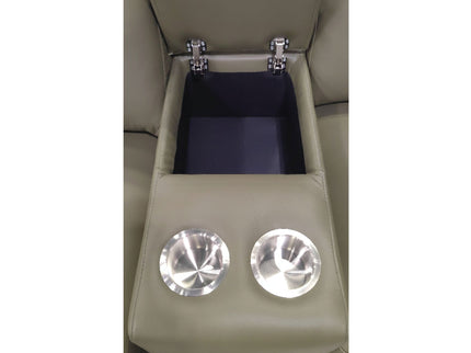 Upholstered Large Arms Sectional With Recliner Seats