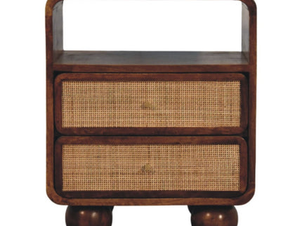 Larissa - 2 Drawer Nightstand - Brown