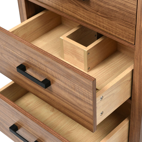 24'' Bathroom Vanity With Basin Sink, 3 Drawer Storage Cabinet - Natural Wood