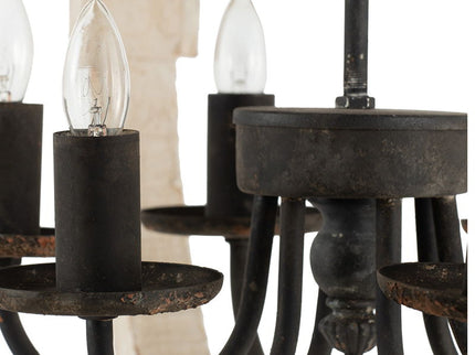 Chandelier, Hanging Light Fixture With Adjustable Chain For Kitchen, Bulb Not Included