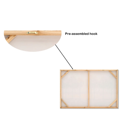 Wall Art Decor Canvas Print Autumn Embellishments Plant Forest Abstract Tree - Tan Leaves