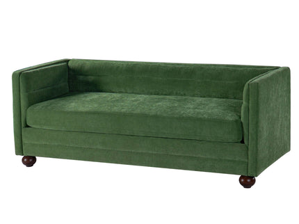 3 Seater Sofa Upholstery With Square Arms, Living Room Couch