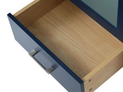 Bathroom Vanity With Ceramic Sink And Ample Storage, Ideal For Small Bathrooms