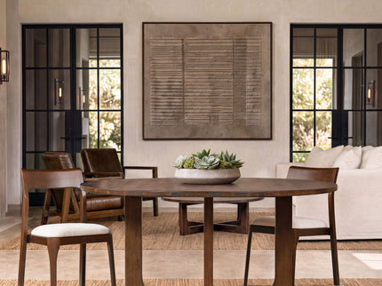 Pino - Round Dining Table - Dark Brown