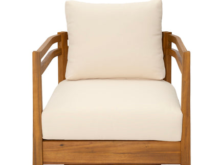 Outdoor Smooth Swivel Chair With Cushions