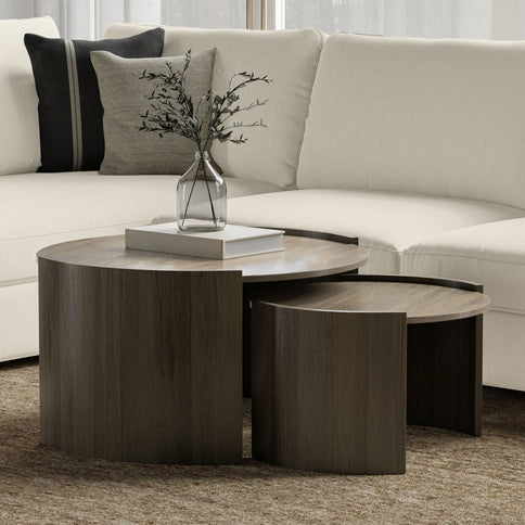 Robin - 2 Piece Nesting Table - Gray
