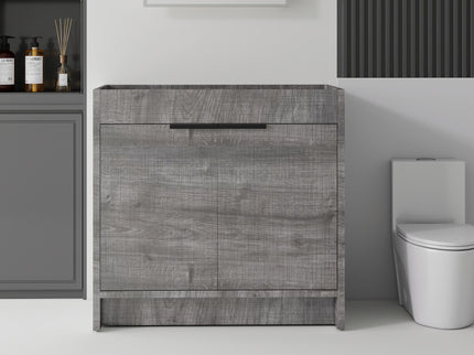 Freestanding Bathroom Vanity Cabinet With Soft Close Doors, Cabinet Only