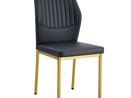 Luxury Simple Chair With Metal Leg