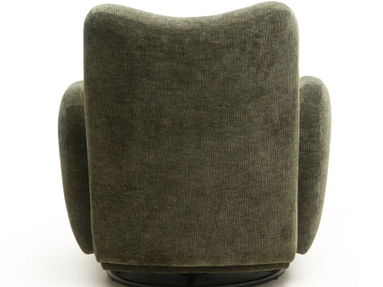 360° Swivel Accent Chair For Living Room - Olive Green
