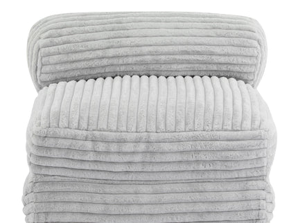Latina - Indoor Foldbable Bean Bag Lounge Chair - Light Gray